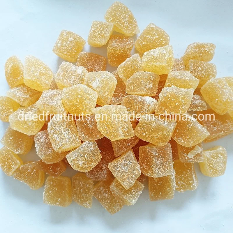 12-20mm Size Preserved Ginger Chunk Dried Crystallized Ginger