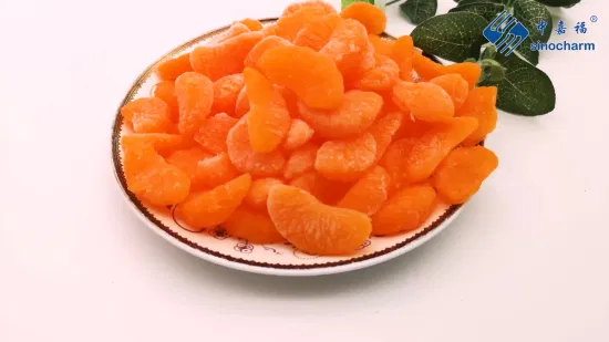 Segmento de mandarina Sinocharm 2021 Satsuma IQF con certificado HACCP